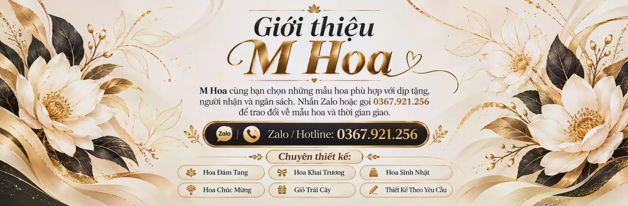 Ảnh bìa Shop hoa tươi Xã Ninh Hải Khánh Hoà - Một món hoa, nhiều điều muốn nói